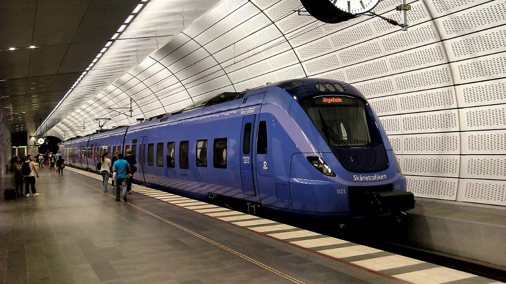 Карта метро Стокгольма в Швеции